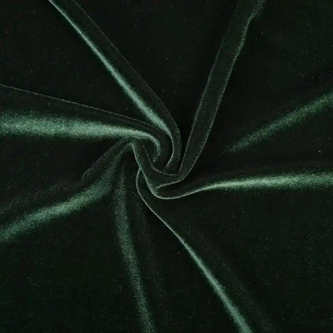 Samtstoff dunkelgrün Jetzt Kaufen