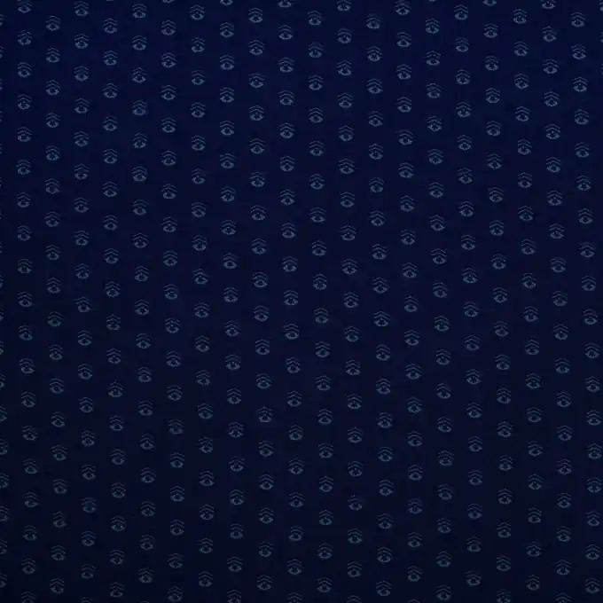 Viskosestoff Linna Morata Goteborg Nachtblau 145cm Breite Geld-Zurück-Garantie