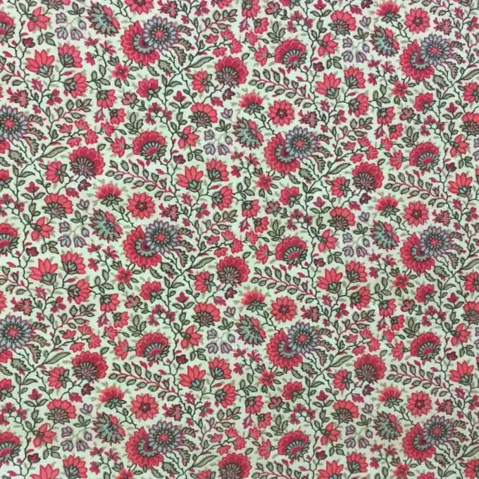 Leinenstoff Blumenmuster Rosa 145cm Breite Jetzt Bestellen