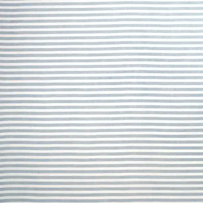Leinenstoff Streifen Himmelblau Kostenloser Versand