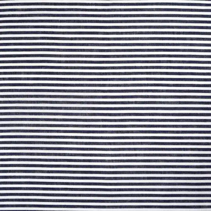 Leinenstoff Streifen marineblau Meistverkauft