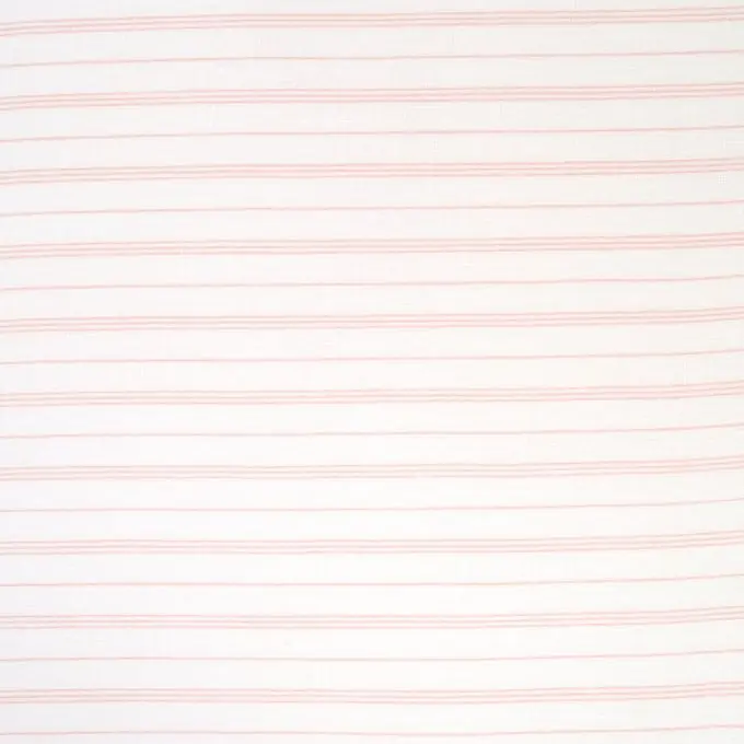 Ausverkauf Leinenstoff mit kleinen rosa Streifen