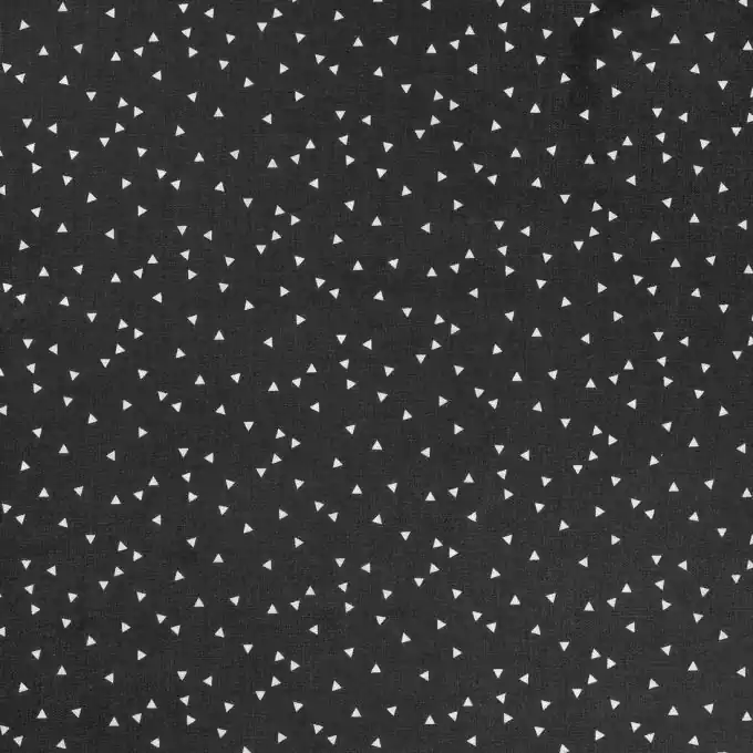 Top-Seller Popeline-Stoff Dreiecke Grau 148 cm Breite