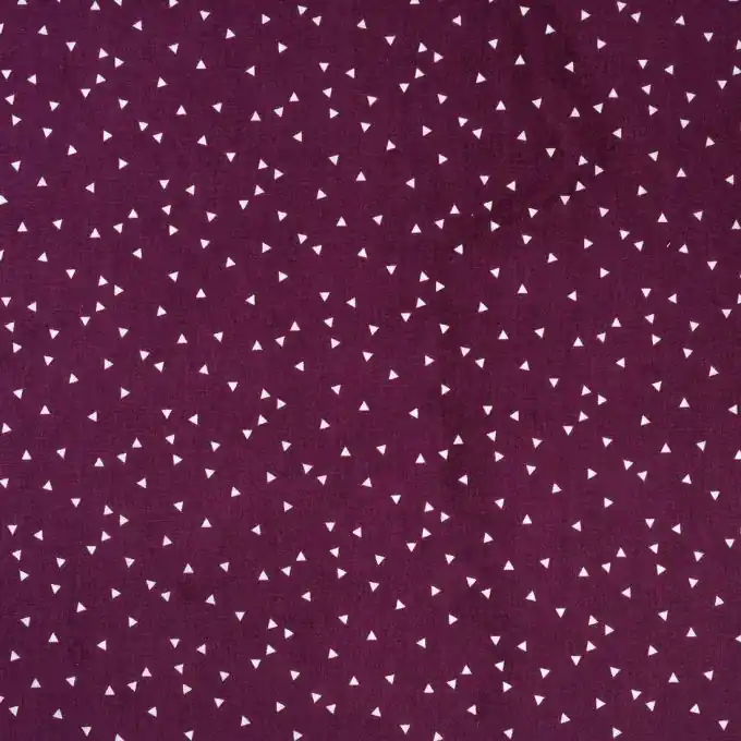 Bestpreis Popeline dreiecke violet