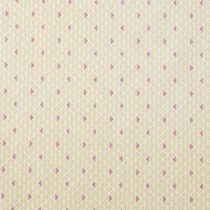 Neue Kollektion Baumwollstoff Dreieck gelb