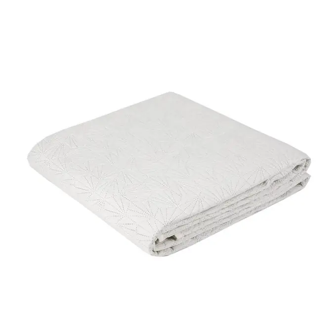 Markenprodukt Tagesdecke Origami 180x230cm Elfenbeinfarben
