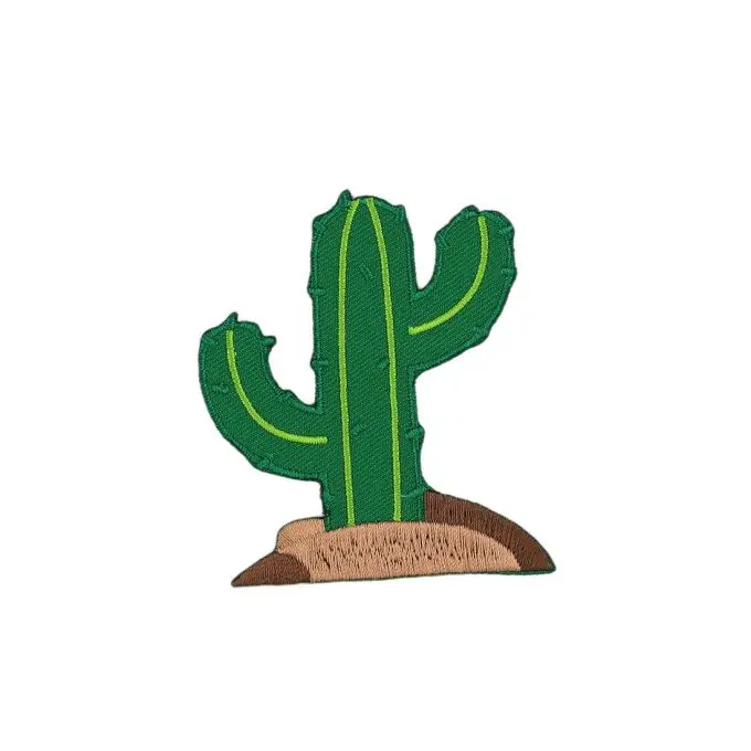 Bügelbild Kakteen grün braun Solange Der Vorrat Reicht