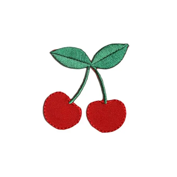 Kostenfreie Lieferung Thermoklebende Verzierung in Form einer roten Kirsche