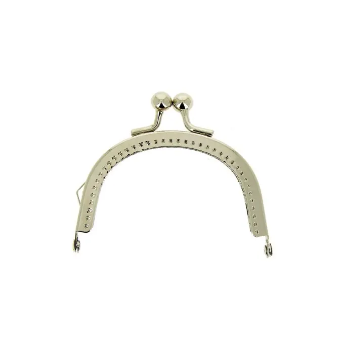 Exklusiv Silberner, abgerundeter Verschluss 8,5 cm