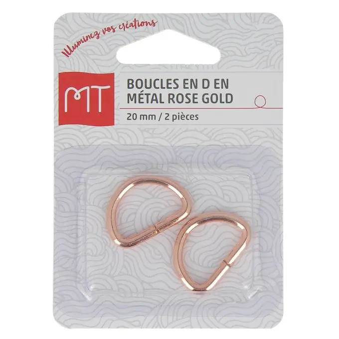 Halbring-Schnallen bronze 20 mm Weltweiter Versand