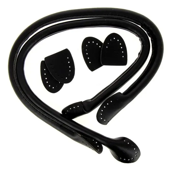 Neu Im Sortiment Henkel aus Kunstleder zum Annähen, schwarz