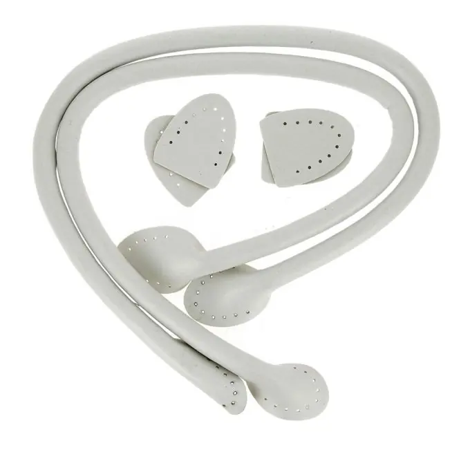 Schnäppchen Henkel aus Kunstleder zum Annähen, weiß