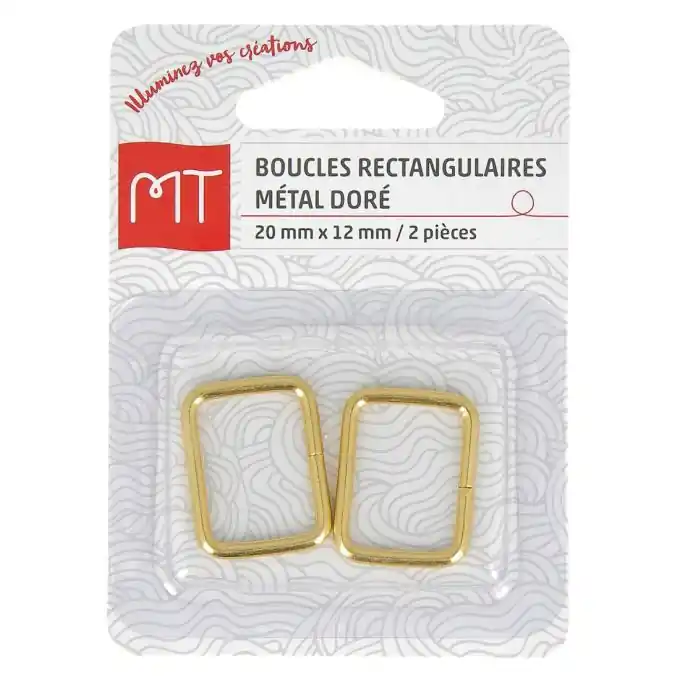 Rechteckige Schnallen in Gold 20 mm Meistverkauft