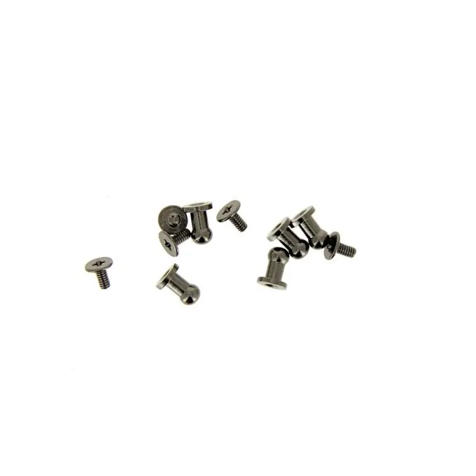 Markenware Kragenknöpfen Grau