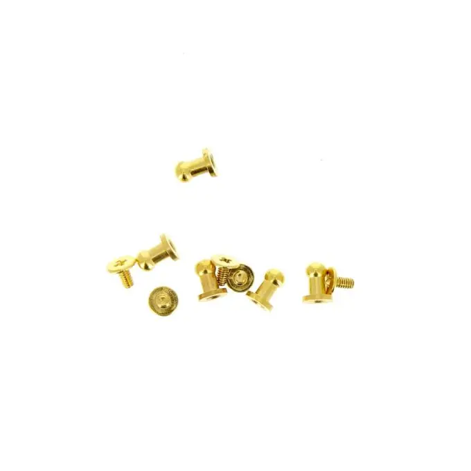 Garantierte Lieferung Goldfarbene Kragenknöpfen