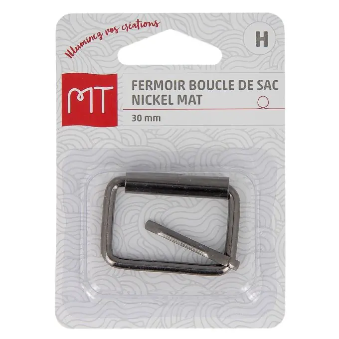 Sichere Zahlung Schnallenverschluss für Taschen aus Metall 30 mm