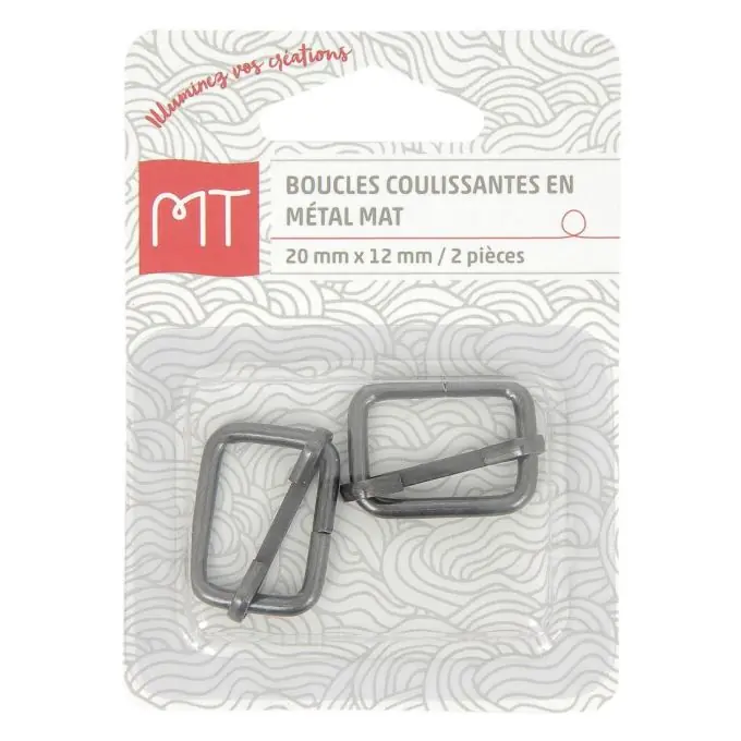 Verstellbare Schnallen mit Metallschieber 20 mm Jetzt Bestellen