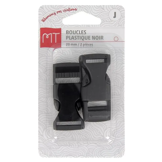 Schwarze Schnellverschlussschnallen aus Kunststoff 20 mm Bestseller