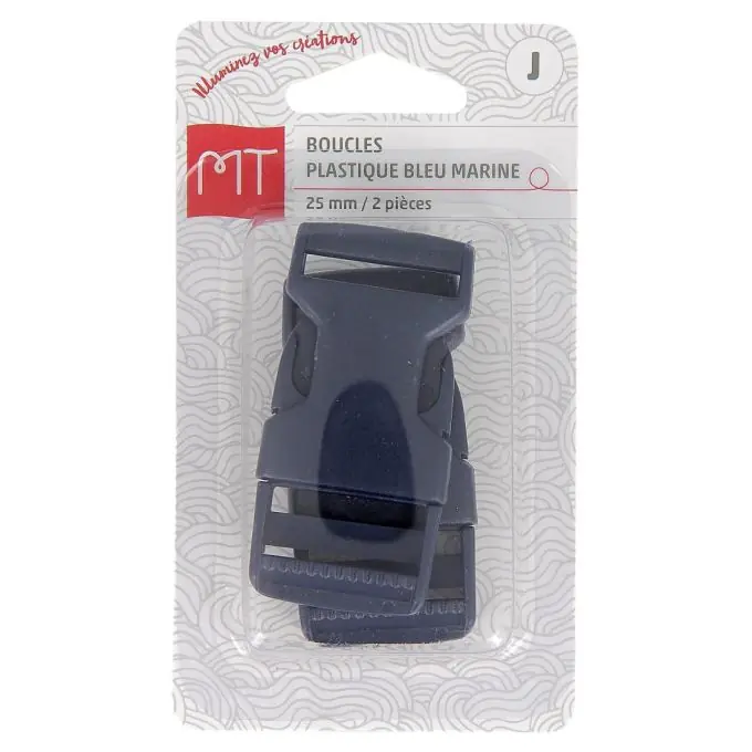 Schwarze Schnellverschlussschnallen aus Kunststoff 25 mm Günstig