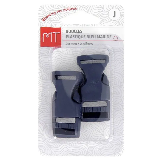 Marineblaue Schnellverschlussschnallen aus Kunststoff 20 mm Jetzt Kaufen