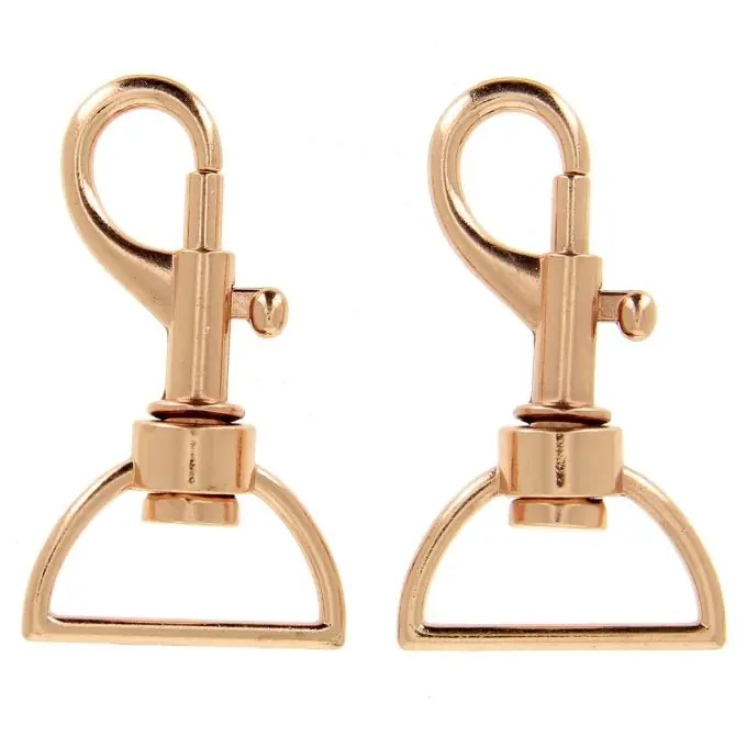 Bronzefarbener Karabinerhaken mit Halbring am Ende 25 mm Nur Für Kurze Zeit