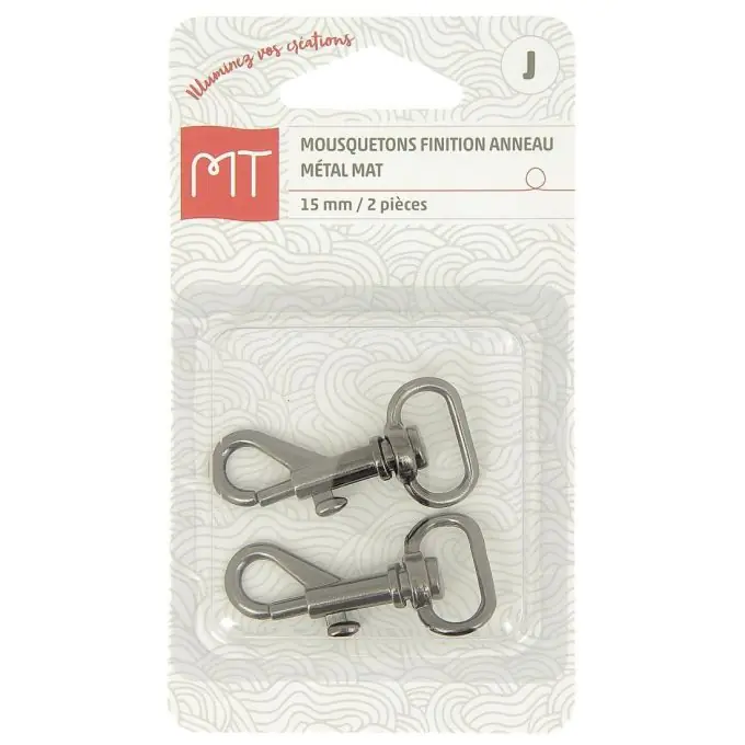 Metallener Karabinerhaken mit Ringende 15 mm Saisonangebot