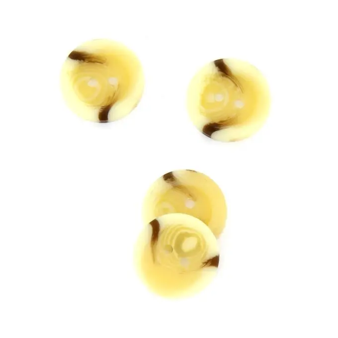 Rabatt Marmorierte Knöpfe hellbeige 19 mm – Set mit 4