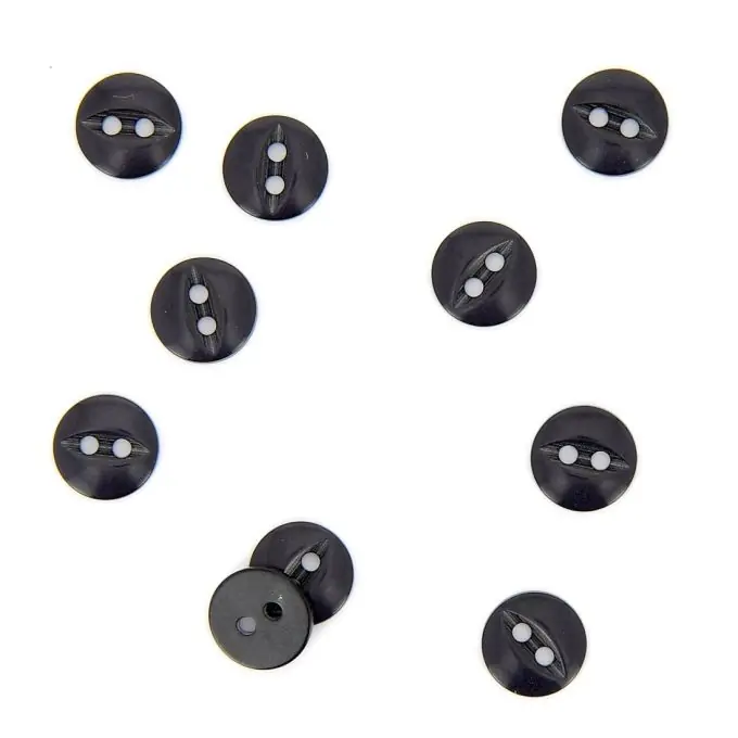 Sonderaktion Knöpfe rund dunkelblau 11 mm