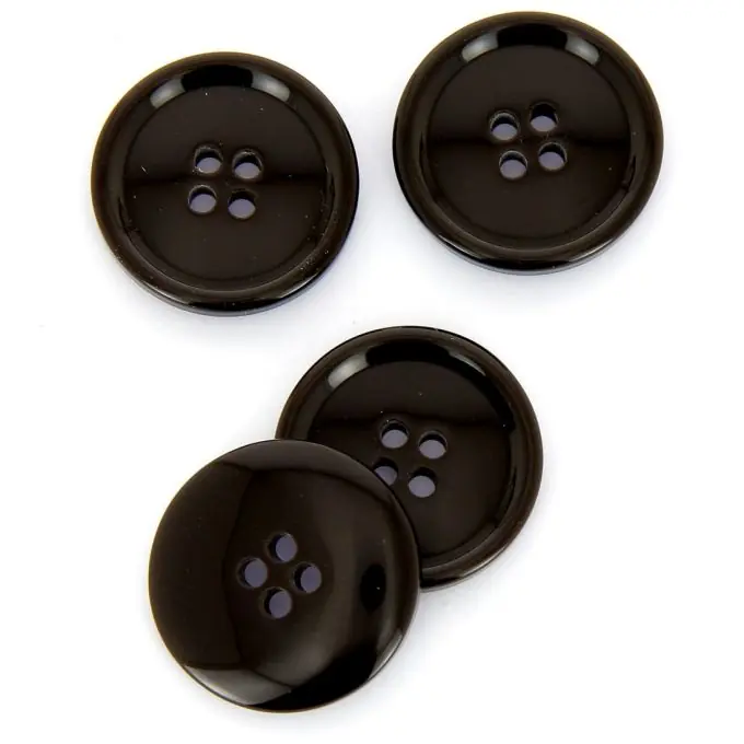 Direkt Vom Hersteller Knöpfe rund 4 Löcher braun 28 mm