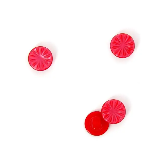 Blütenblattförmige Knöpfe mit Stiel dunkelrosa 11 mm Saisonangebot