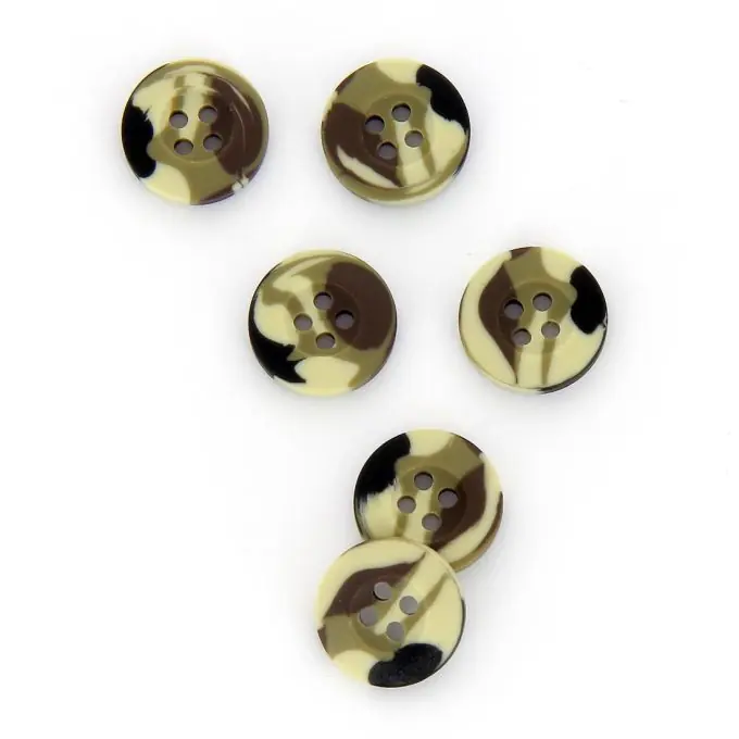 Saisonangebot Knöpfe im Camouflage-Stil khaki 15 mm