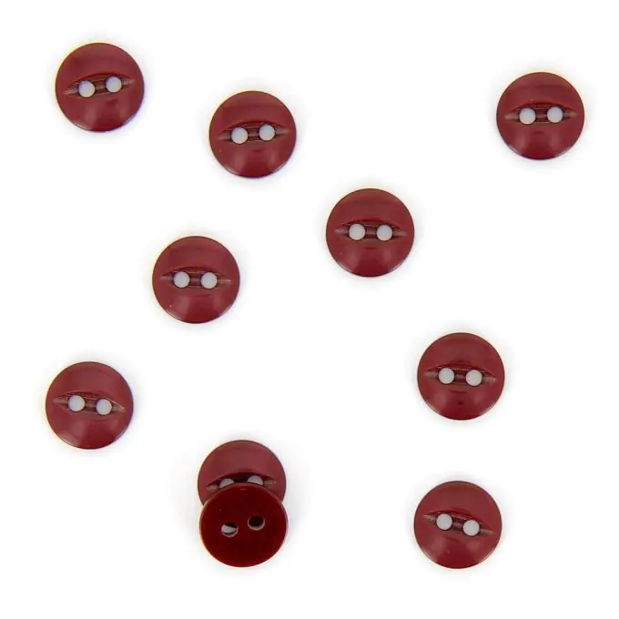 Preis Gesenkt Knöpfe rund boreaux 11 mm