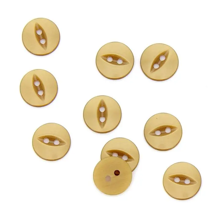 Knallerangebot Knöpfe rund braun 11 mm