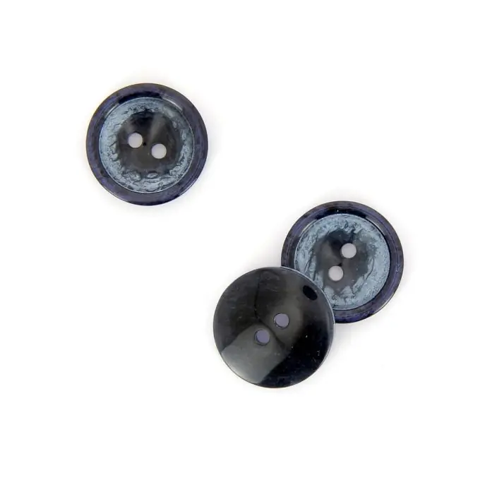 Top-Qualität Knöpfe doppelter Kreis marineblau 20 mm