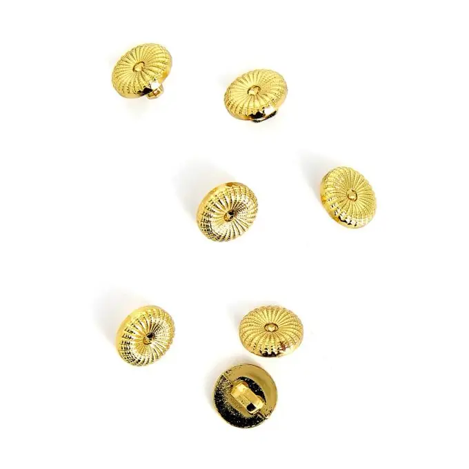 Finale Aktion Goldene Manschettenknöpfe mit Stiel 13 mm