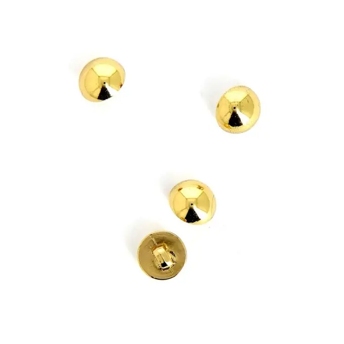 Goldene Manschettenknöpfe mit Stiel 11 mm Großhandel