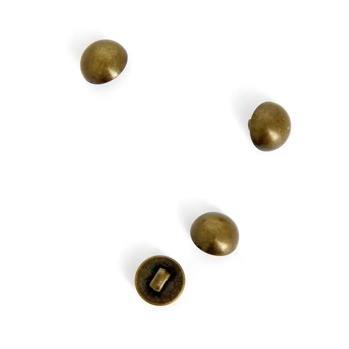 Neu Bronzefarbene Manschettenknöpfe mit Stiel 11 mm