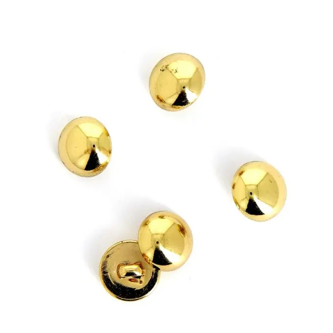 Mega-Angebot Goldene Manschettenknöpfe mit Stiel 15 mm