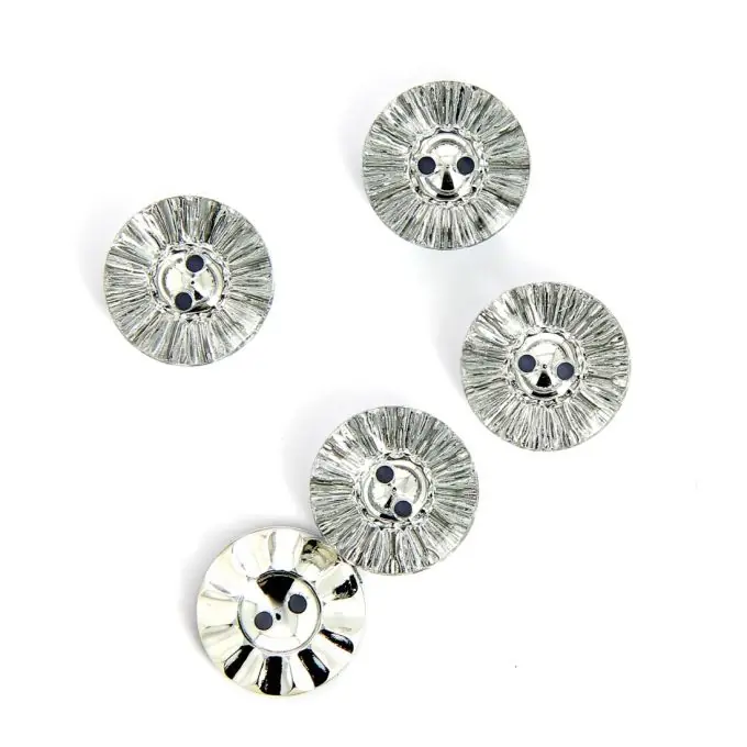 Kristallknöpfe transparent 18 mm Highlight