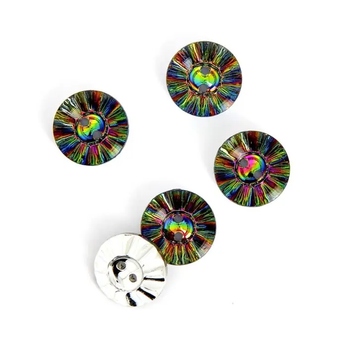 Bestseller Bunte Kristallknöpfe 18 mm