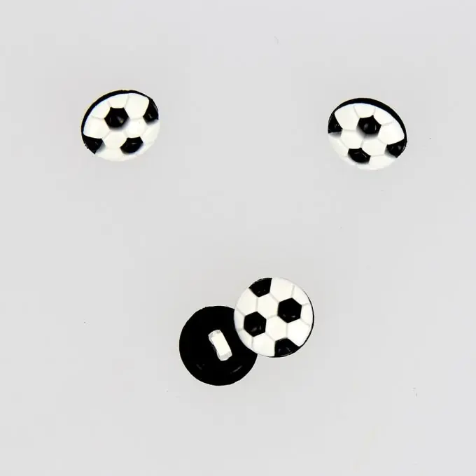 Direktkauf Knöpfe in Ballon-Form mit Stiel 13 mm