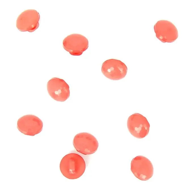 Top-Seller Knöpfe Diamant rot 11 mm