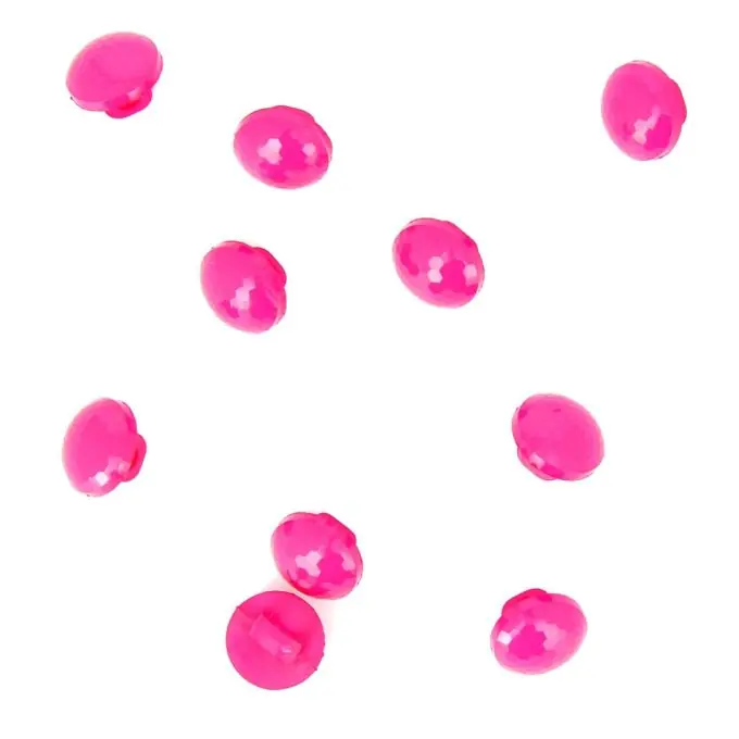 Premium Knöpfe Diamant dunkelrosa 11 mm