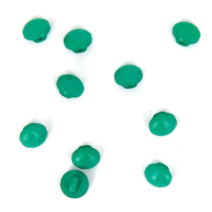 Markenware Knöpfe Diamant minzgrün 11 mm