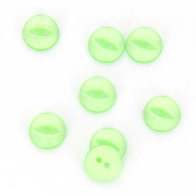 Sichere Zahlung Knöpfe rund hellgrün 14 mm