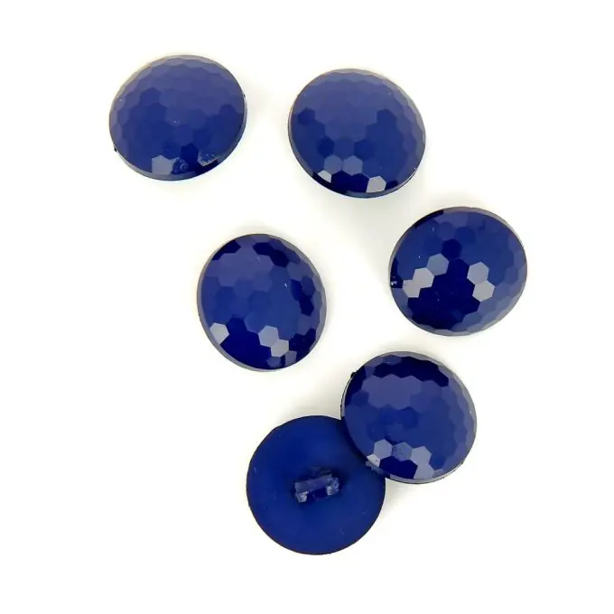 Jetzt Zugreifen Knöpfe Diamant dunkelblau 18 mm