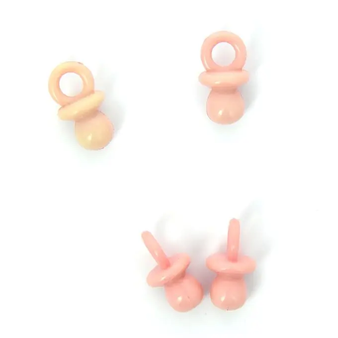 Knöpfe in Schnullerform rosa 21 mm Sale