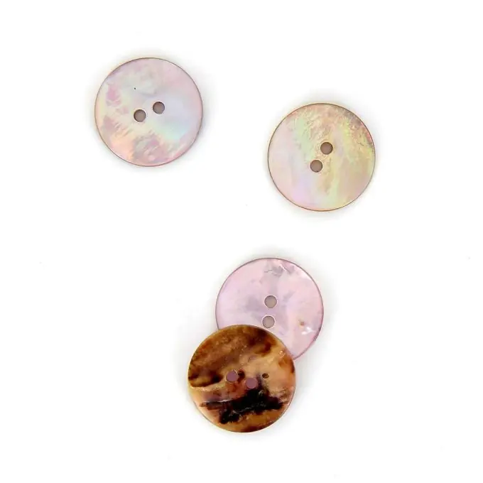 Meistverkauft Perlmuttfarbene Knöpfe creme 18 mm