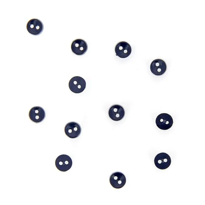 Kostenloser Versand Knöpfe mini marineblau 6 mm