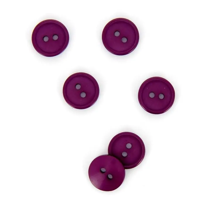 Flache Nylonknöpfe violett 15 mm Knallerangebot